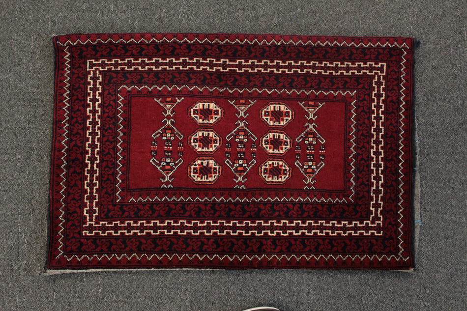 Afghan Floor Cushion/Pillow Cover - 80 cm x 51 cm