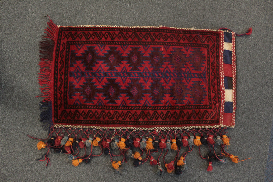 Afghan Floor Cushion/Pillow Cover - 96 cm x 53 cm