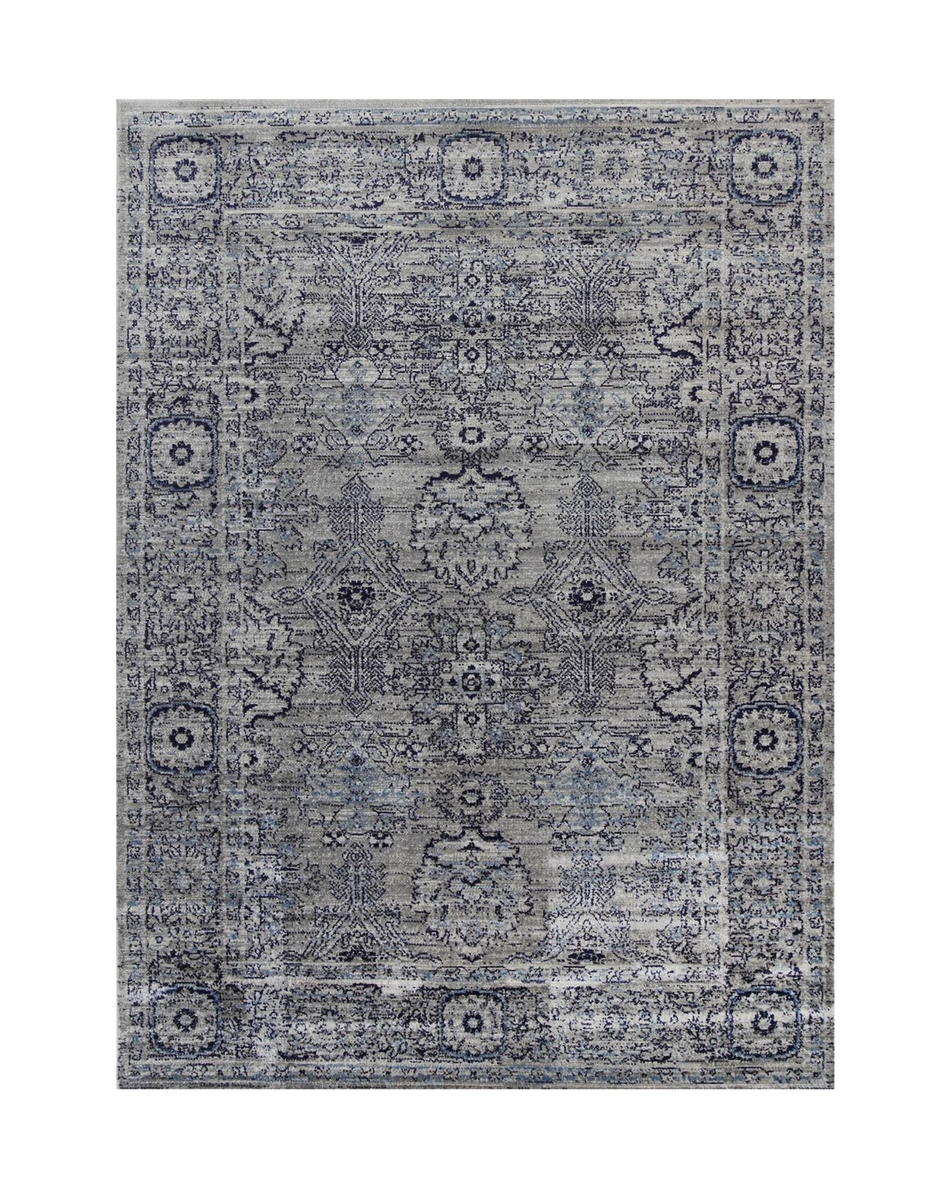 Arya Tapestry Traditional Charcoal Rug