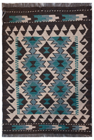 Chobi Kilim - 90 cm x 63 cm