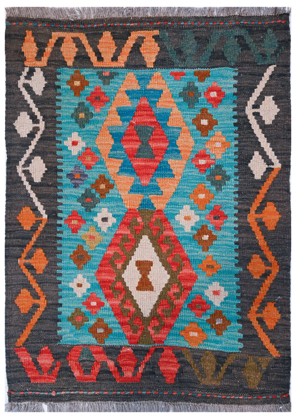 Chobi Kilim - 87 cm x 66 cm