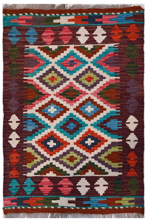 Chobi Kilim - 88 cm x 62 cm
