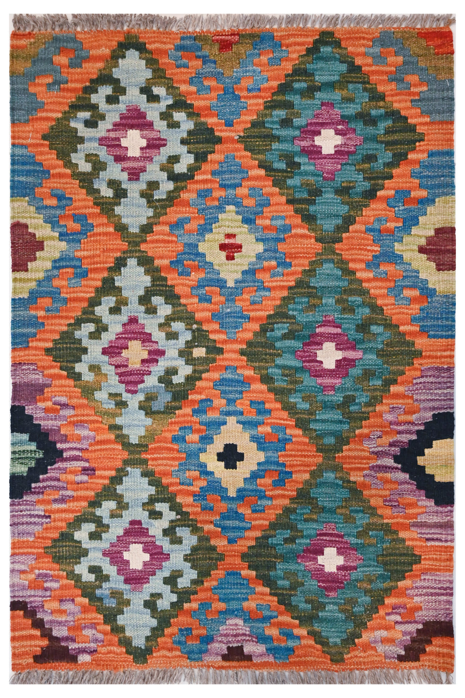 Chobi Kilim - 92 cm x 63 cm