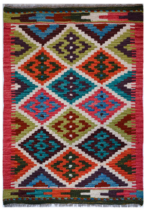 Chobi Kilim - 86 cm x 61 cm