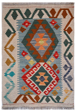 Chobi Kilim - 88 cm x 58 cm