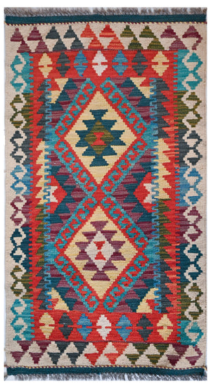Chobi Kilim - 108 cm x 59 cm
