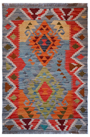Chobi Kilim - 90 cm x 60 cm