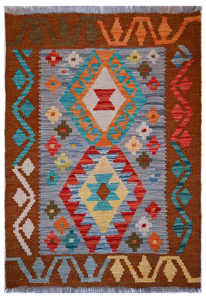 Chobi Kilim - 89 cm x 64 cm