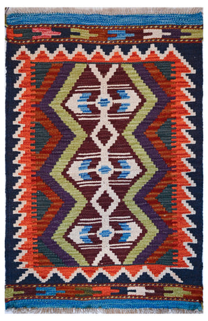 Chobi Kilim - 89 cm x 62 cm