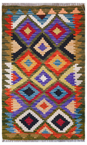 Chobi Kilim - 98 cm x 56 cm