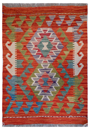 Chobi Kilim - 87 cm x 62 cm