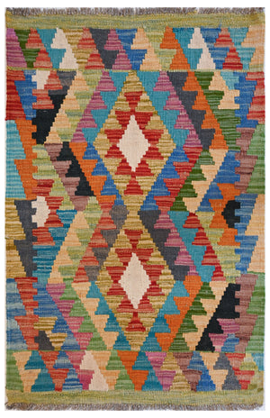 Chobi Kilim - 98 cm x 66 cm