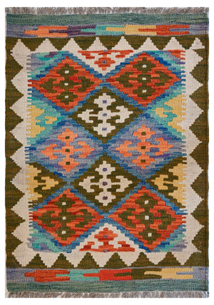 Chobi Kilim - 91 cm x 63 cm
