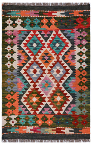 Chobi Kilim - 103 cm x 66 cm