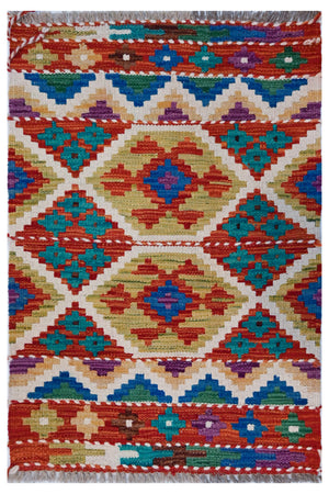 Chobi Kilim - 87 cm x 60 cm