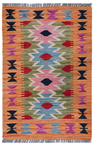 Chobi Kilim - 91 cm x 58 cm