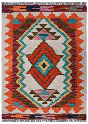 Chobi Kilim - 87 cm x 62 cm