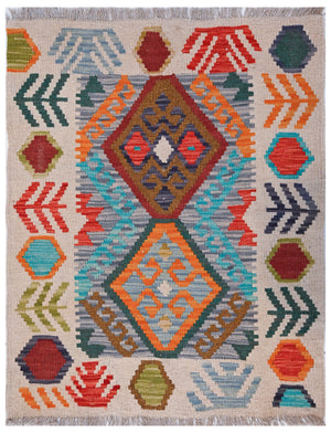 Chobi Kilim - 84 cm x 70 cm