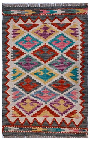 Chobi Kilim - 93 cm x 58 cm