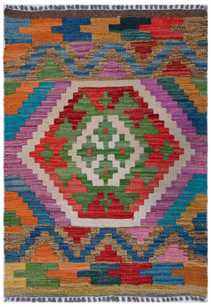Chobi Kilim - 91 cm x 65 cm