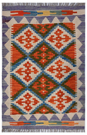Chobi Kilim - 91 cm x 62 cm