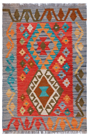 Chobi Kilim - 88 cm x 60 cm