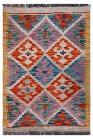 Chobi Kilim - 83 cm x 59 cm
