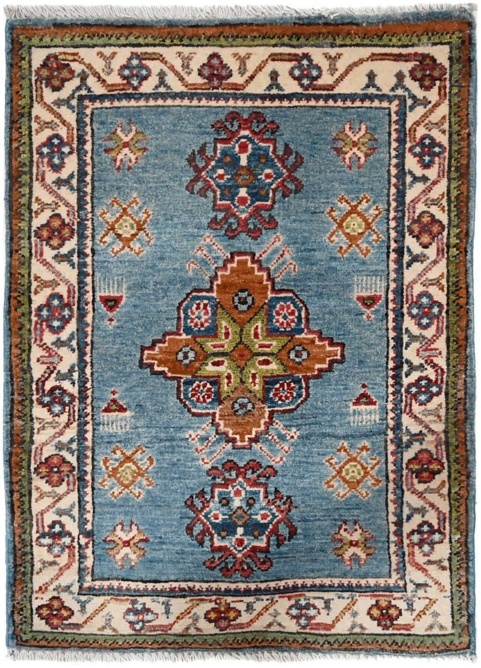Kazak Rug - 86 cm x 62 cm