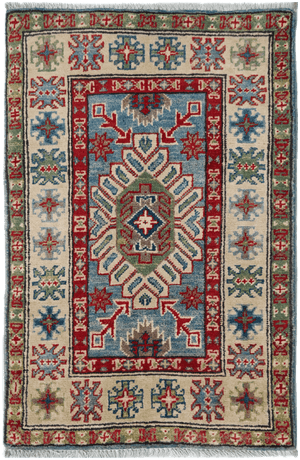 Kazak Rug - 92 cm x 60 cm