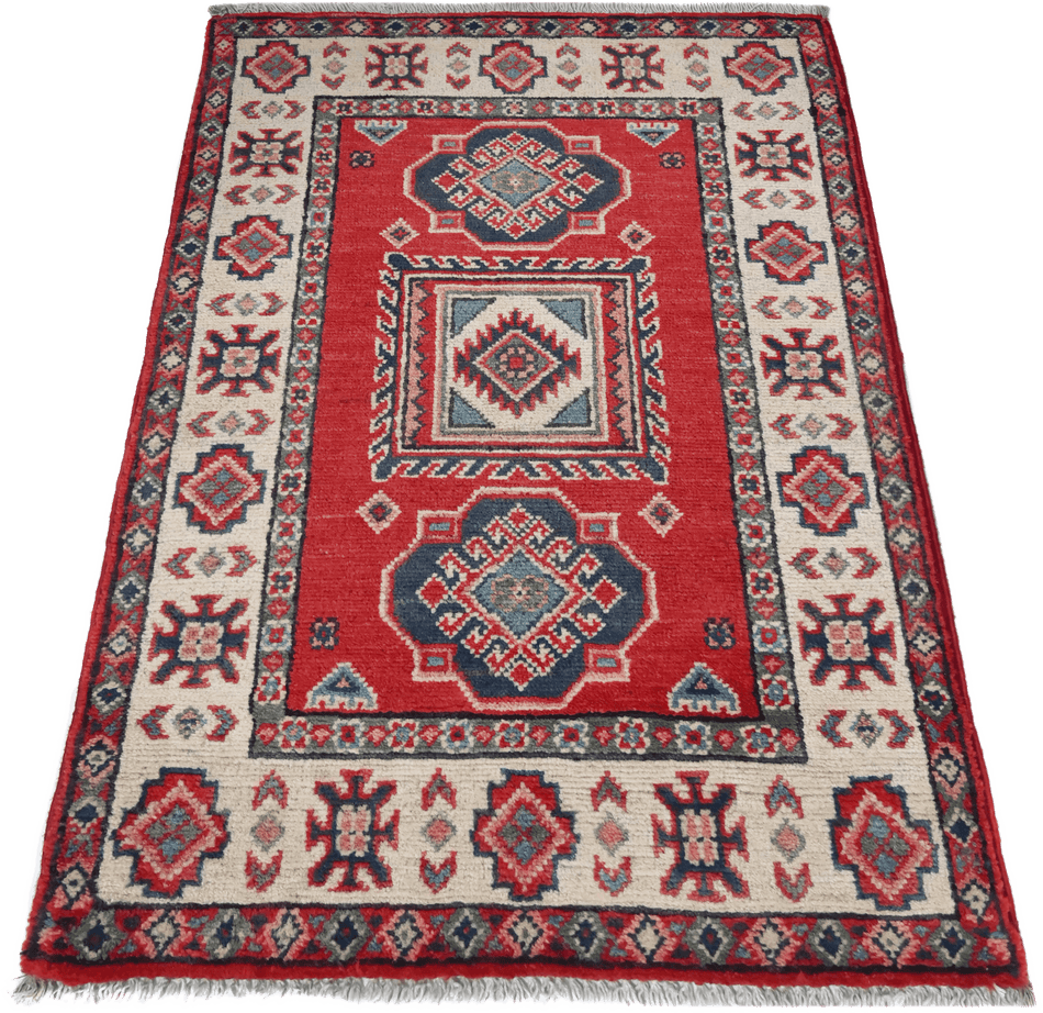 Kazak Rug - 98 cm x 61 cm