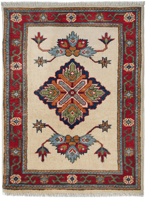 Kazak Rug - 87 cm x 64 cm
