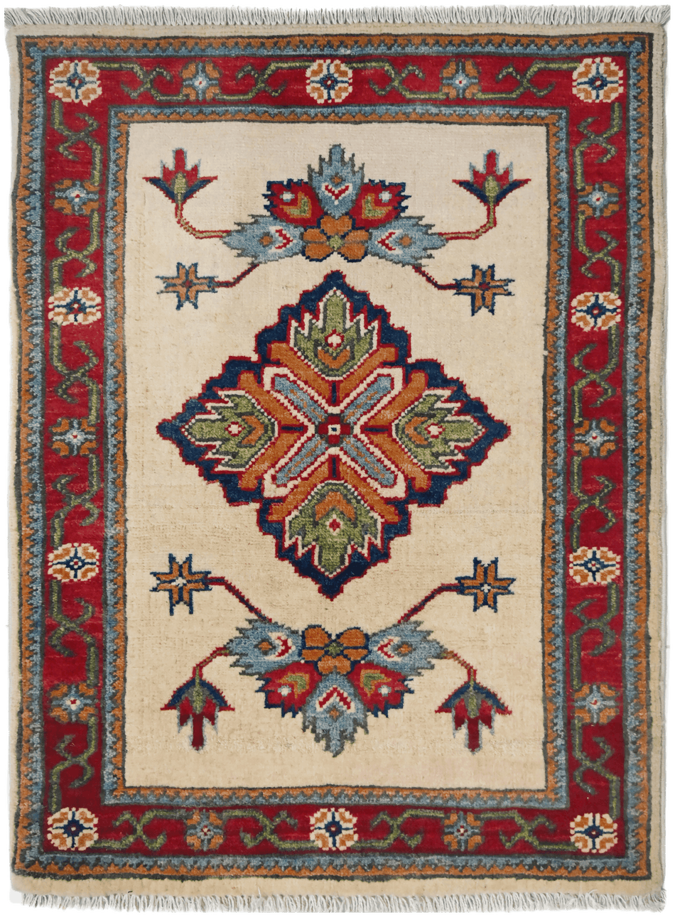 Kazak Rug - 87 cm x 64 cm