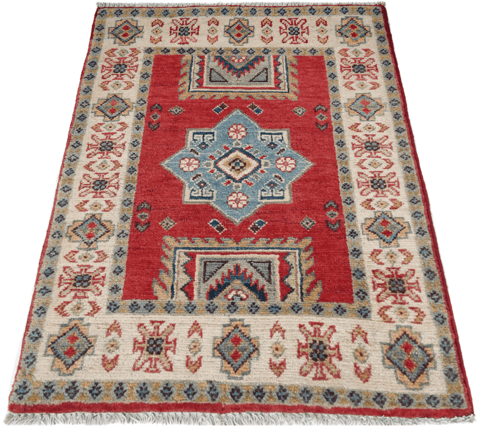 Kazak Rug - 88 cm x 60 cm