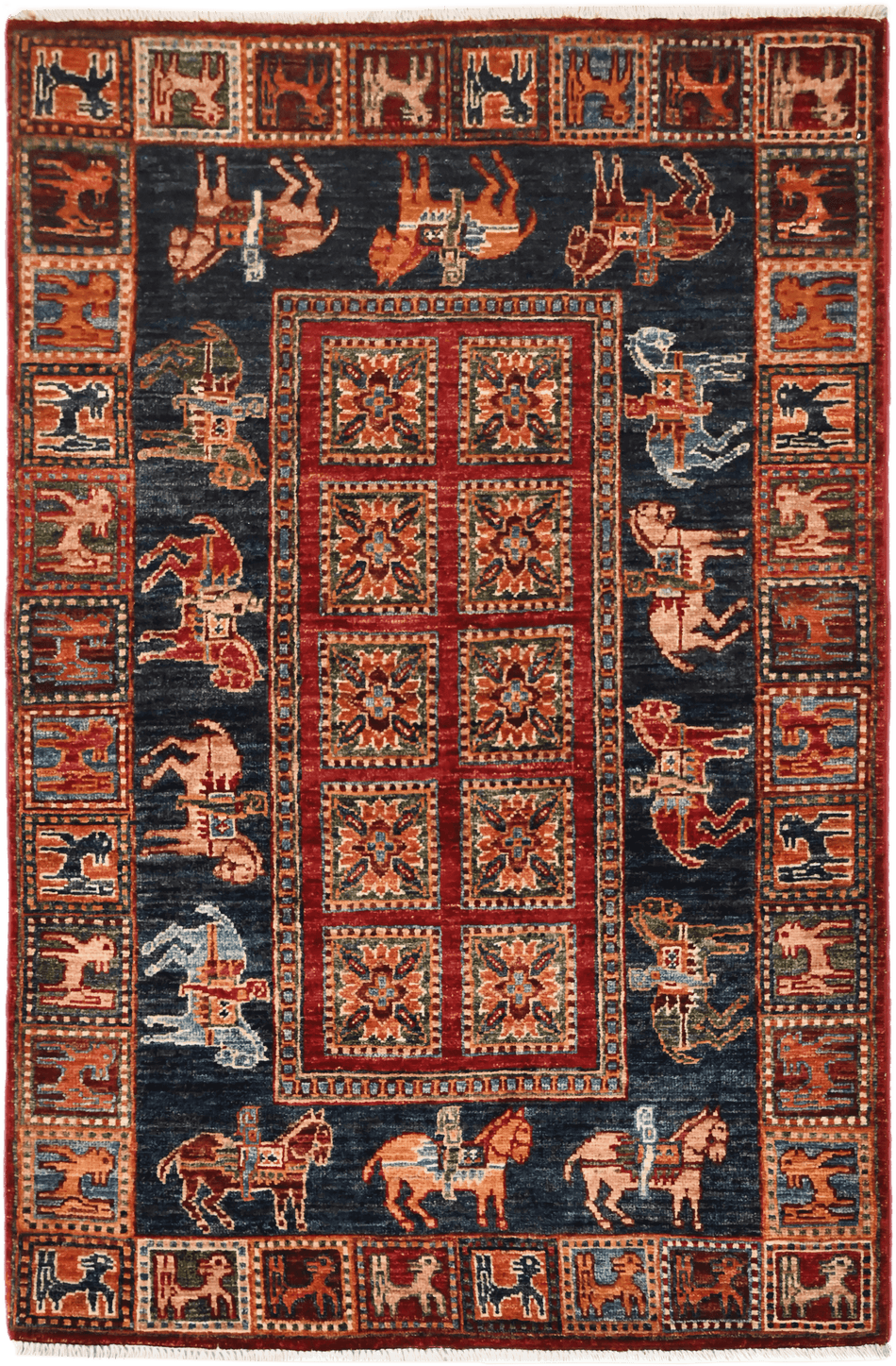 Pazyryk Rug - 134 cm x 88 cm