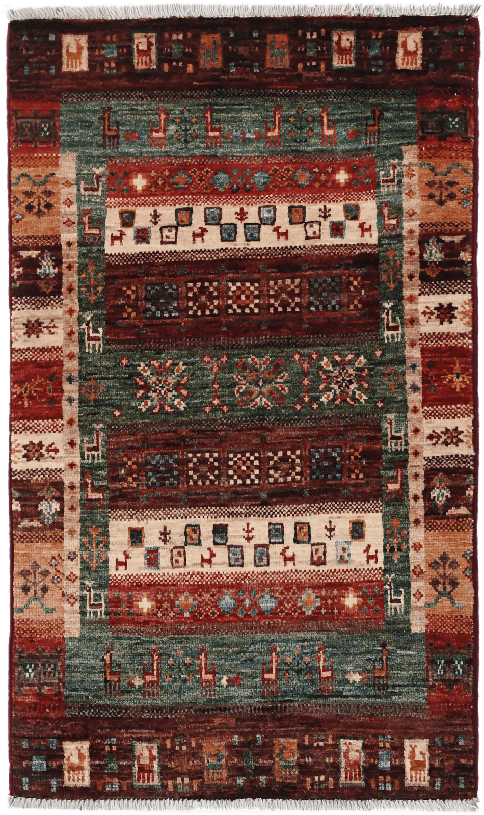 Khurjeen Rug - 101 cm x 60 cm