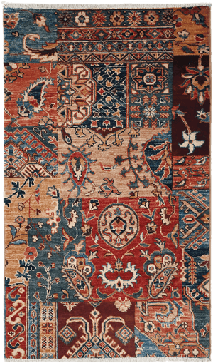 Patchwork Rug - 117 cm x 69 cm