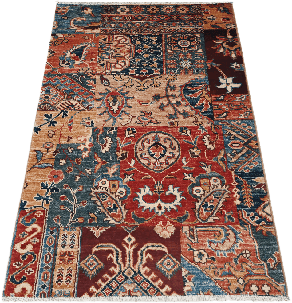 Patchwork Rug - 117 cm x 69 cm