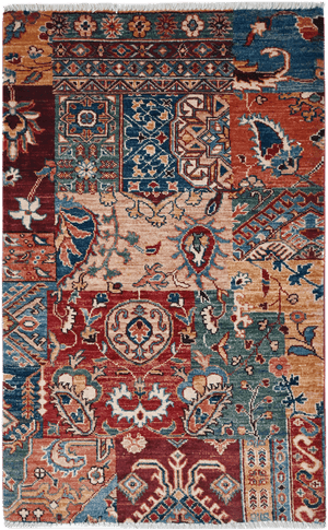Patchwork Rug - 118 cm x 73 cm