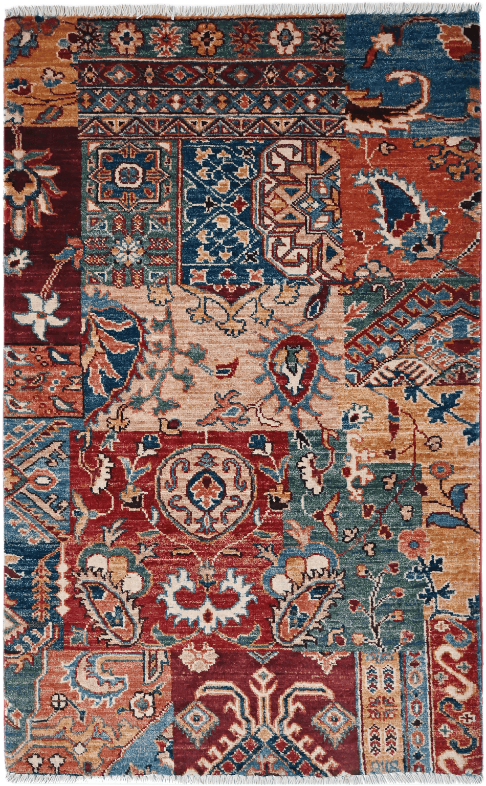 Patchwork Rug - 118 cm x 73 cm