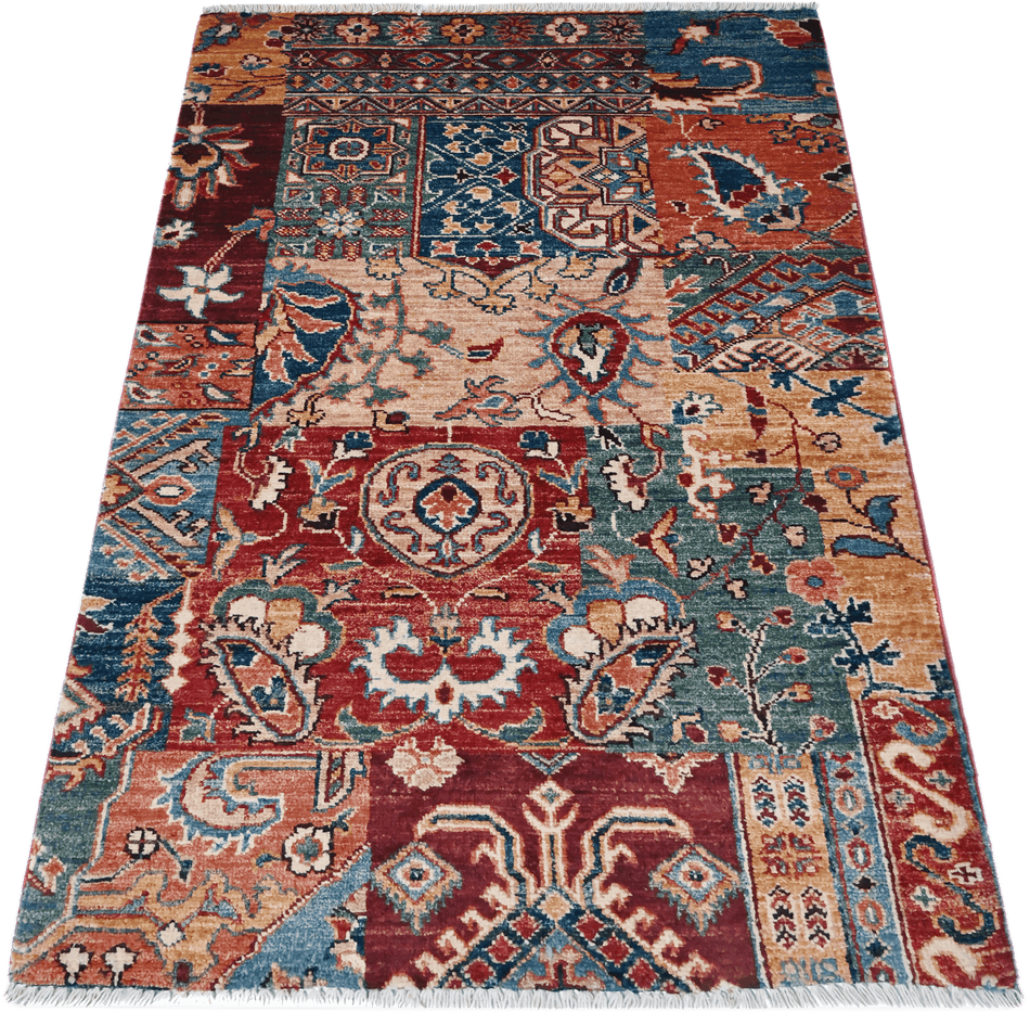 Patchwork Rug - 118 cm x 73 cm