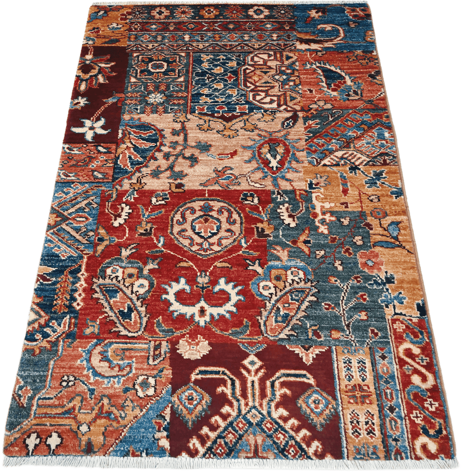 Patchwork Rug - 117 cm x 70 cm