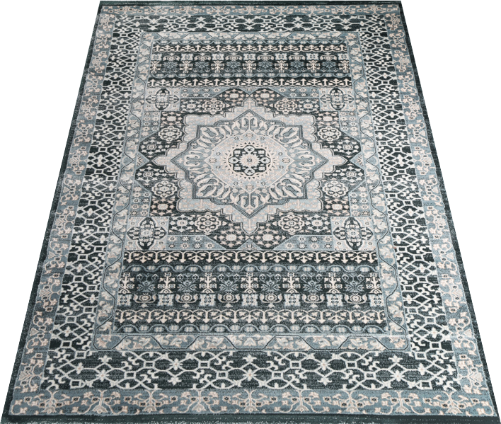 Prague Cecile Green & Ivory Traditional Rug