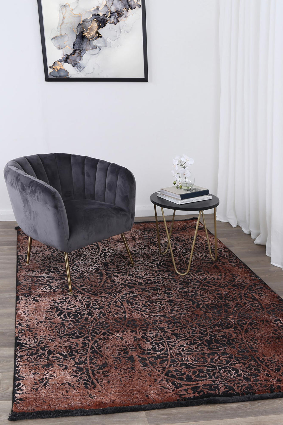 Brooklyn 200 Copper Entwine Rug