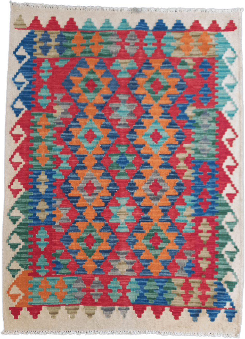 Chobi Kilim Rug - 143 cm x 107 cm