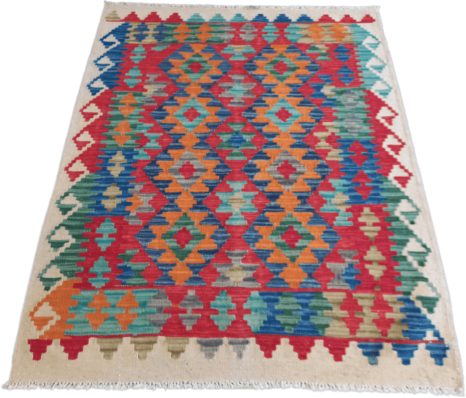 Chobi Kilim Rug - 143 cm x 107 cm