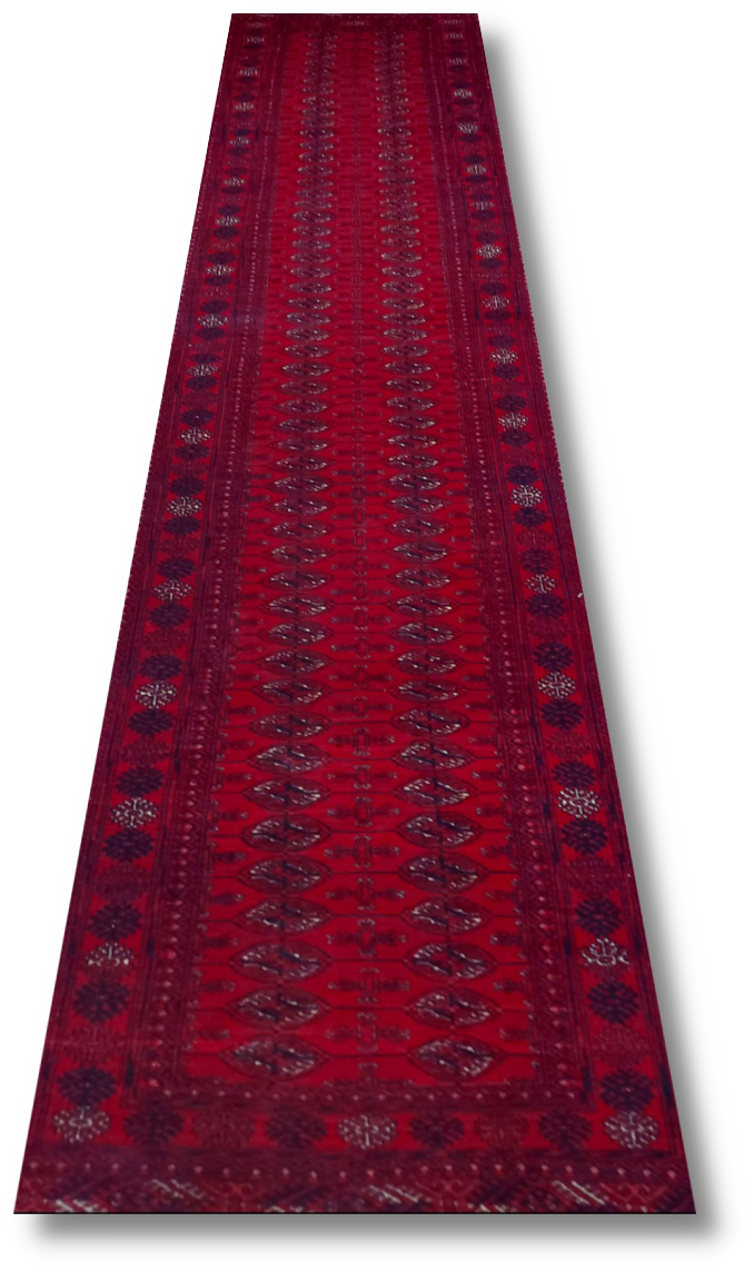 Fine Bokhara Rug - 381 cm x 78 cm