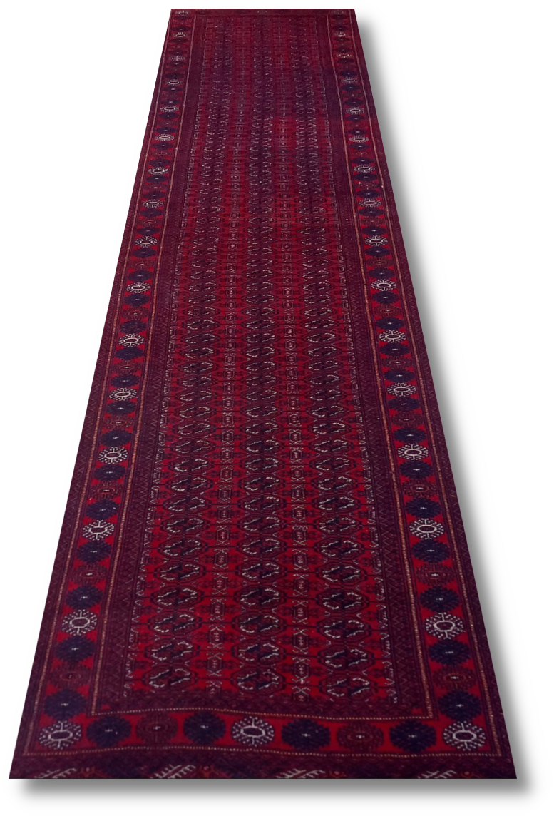 Fine Bokhara Rug - 370 cm x 88 cm