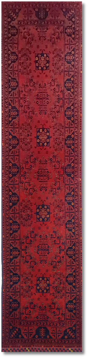 Khal Mohammadi Rug - 372 cm x 86 cm