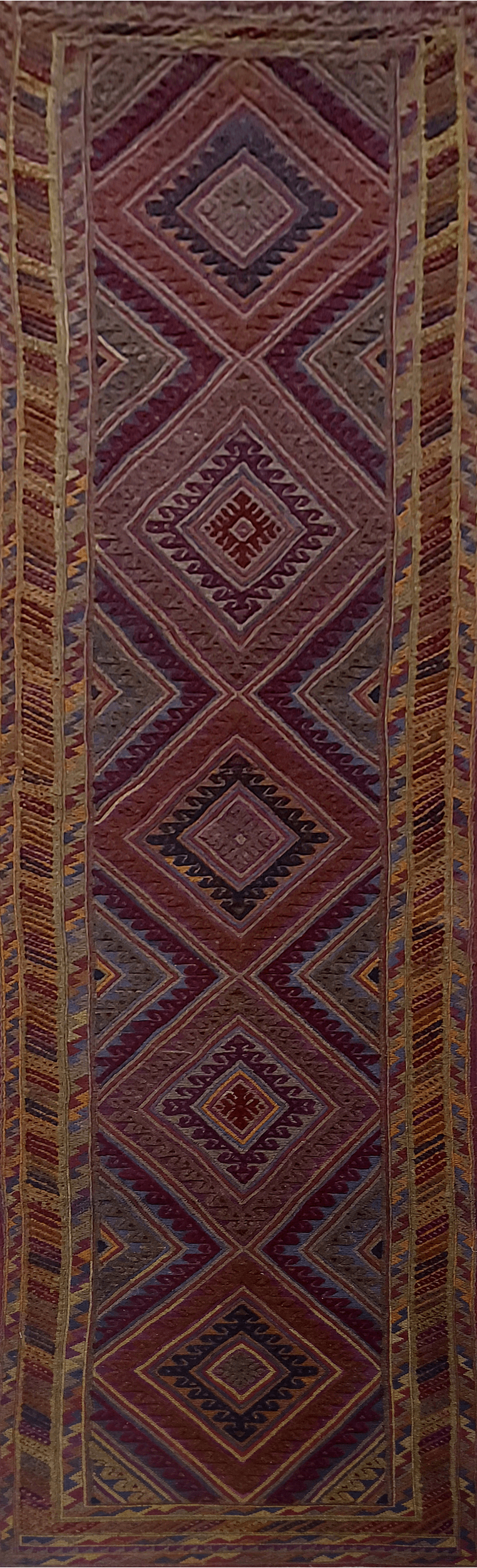 Mashwani Kilim Rug  - 379 cm x 81 cm