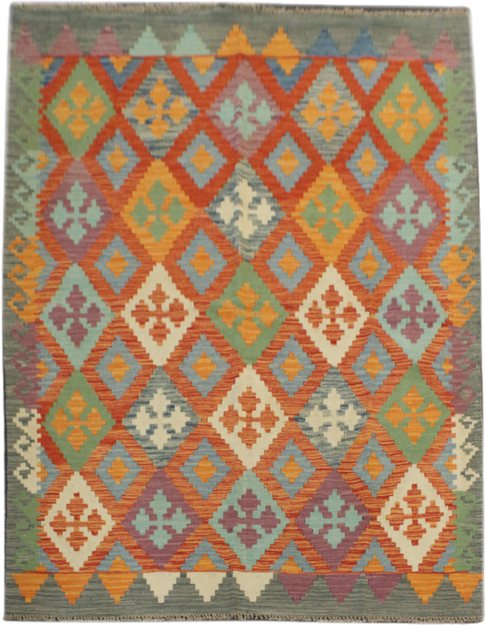 Chobi Kilim - 196 cm x 151 cm